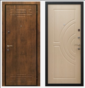 Как различными способами заделать откосы входной двери?